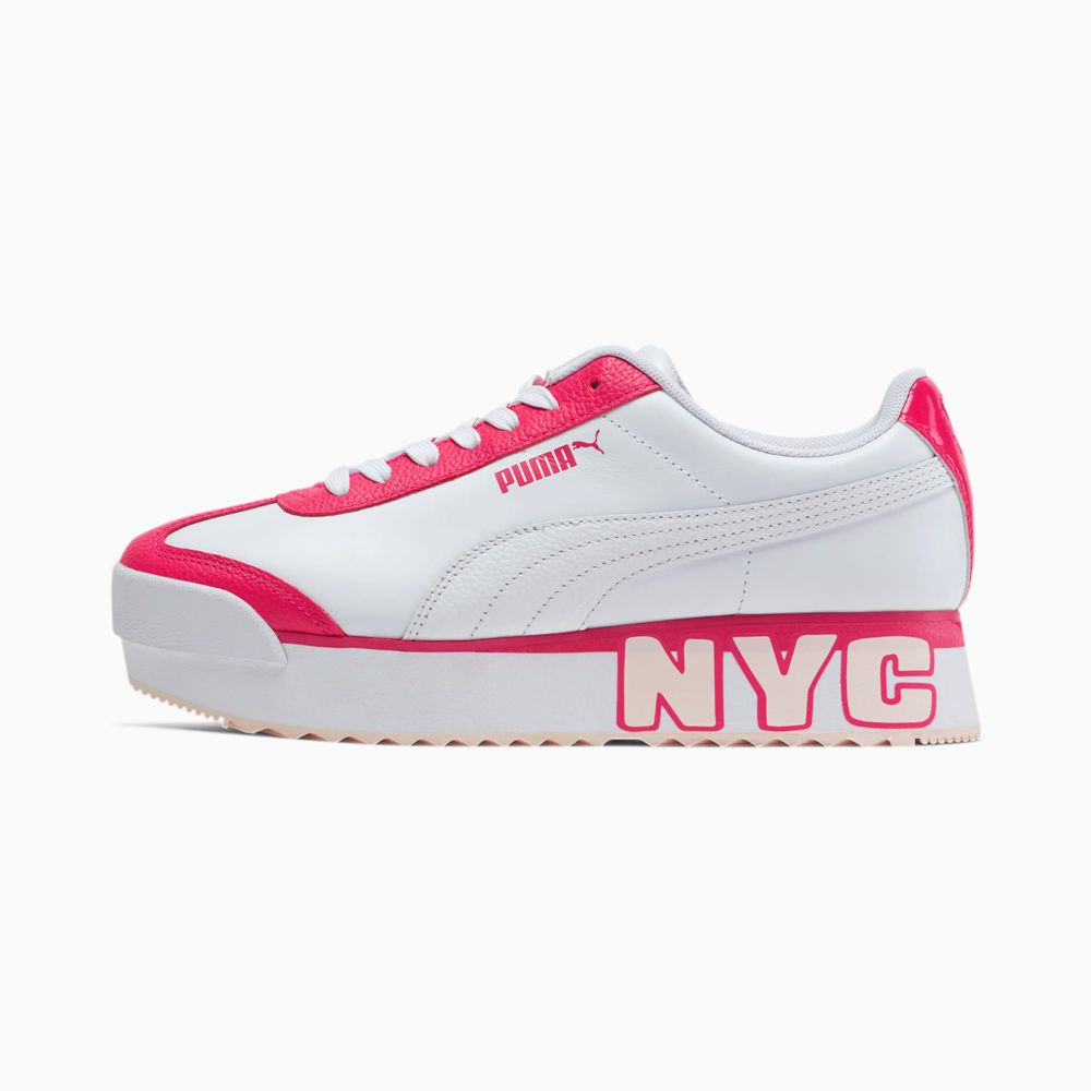 Puma Roma Amor Logo NYC Női Sportcipő - Világos Rózsaszín ( Hungary - DWPLC1203 )